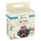 SET 24 ACUARELE - CARUSEL - NASSAU FINE ART (AR052805)