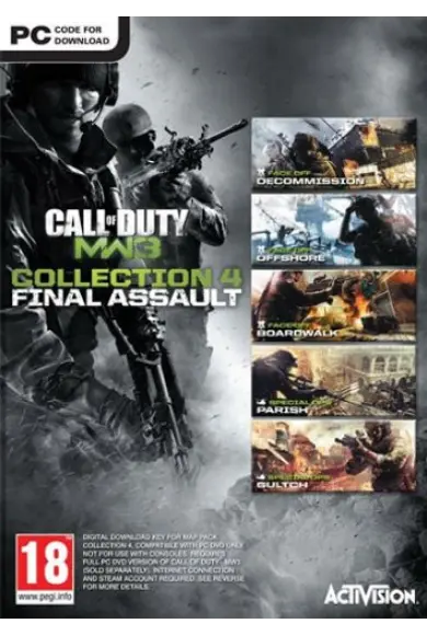CALL OF DUTY: MODERN WARFARE 3 COLLECTION 4 (DLC) - PC - STEAM - MULTILANGUAGE - WORLDWIDE