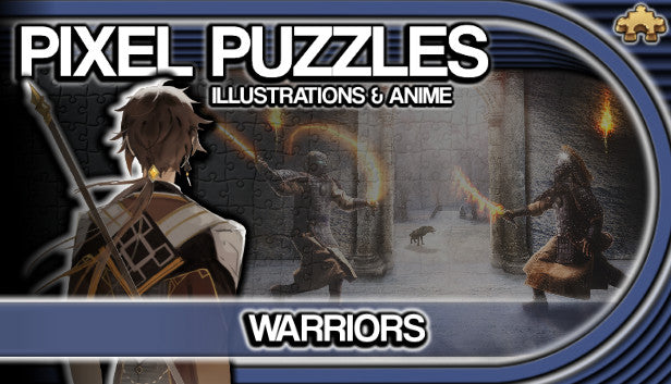 PIXEL PUZZLES ILLUSTRATIONS &amp; ANIME - JIGSAW PACK: WARRIORS - PC - STEAM - EN - WORLDWIDE