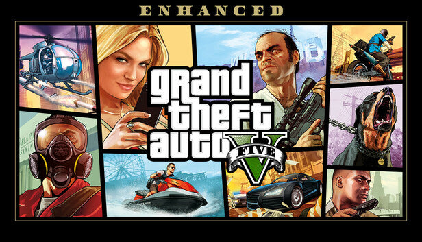 GRAND THEFT AUTO V GTA 5 - ENHANCED - PC - ROCKSTAR SOCIAL CLUB - MULTILANGUAGE - WORLDWIDE