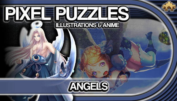 PIXEL PUZZLES ILLUSTRATIONS &amp; ANIME - JIGSAW PACK: ANGELS - PC - STEAM - EN - WORLDWIDE