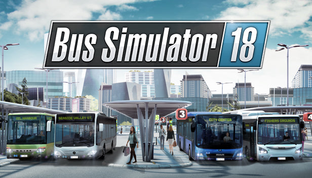 BUS DRIVER SIMULATOR 2018 - STEAM - MULTILANGUAGE - WORLDWIDE - PC - Libelula Vesela - Jocuri video