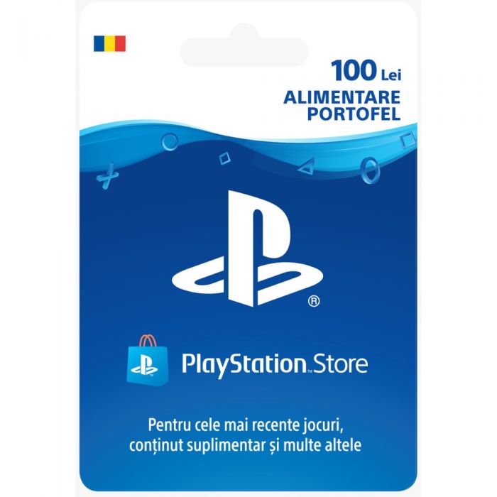 PLAYSTATION NETWORK CARD 100 RON (ROMANIA) - PSN - PLAYSTATION - MULTILANGUAGE - WORLDWIDE - Libelula Vesela - Jocuri video