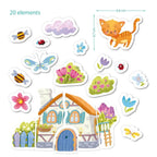 SET MAGNETIC - PISICUTA SI CASUTA VISELOR - DODO (DO200236)