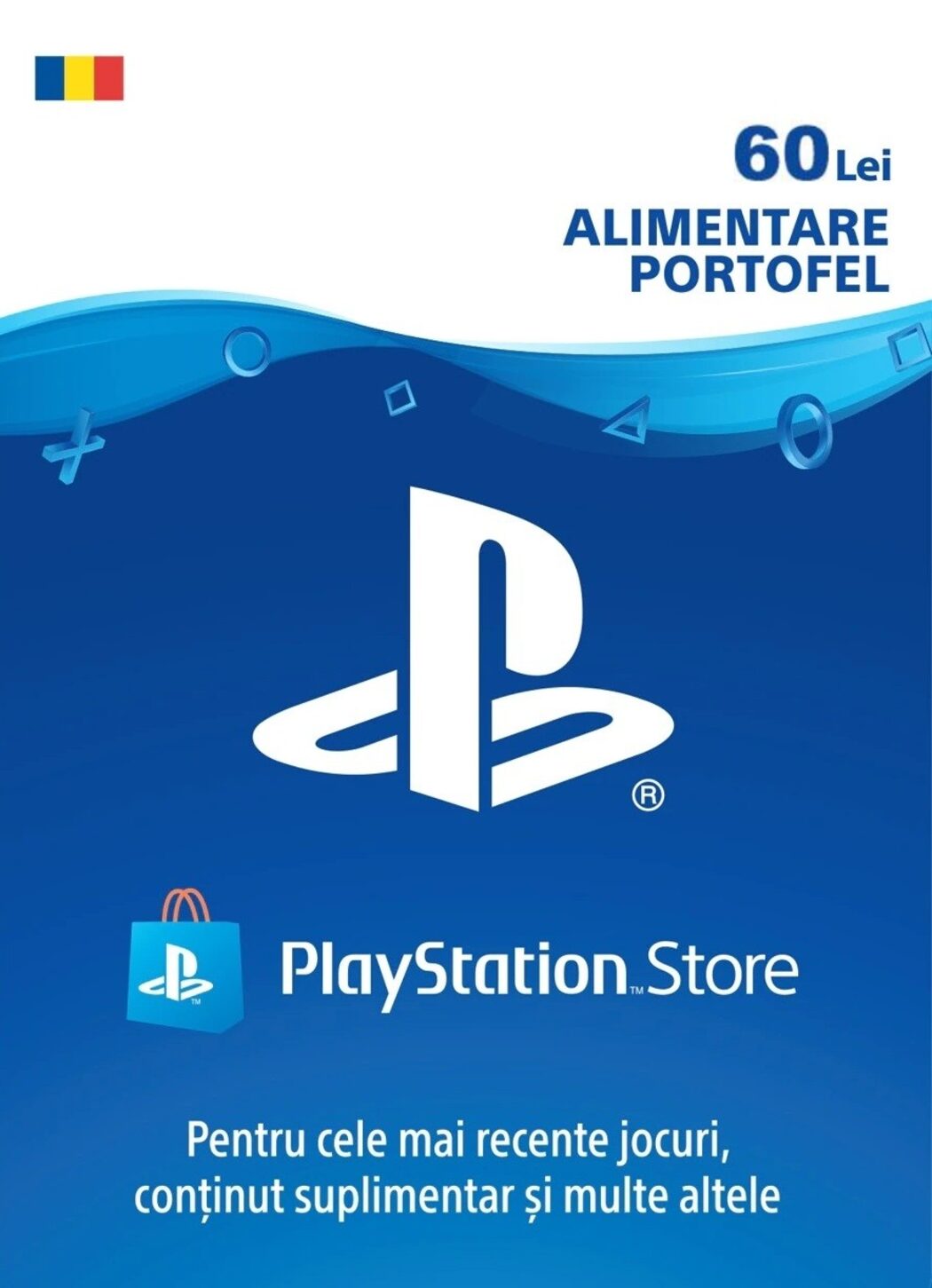 PLAYSTATION NETWORK CARD 60 RON (ROMANIA) - PSN - PLAYSTATION - MULTILANGUAGE - EU - Libelula Vesela - Jocuri video