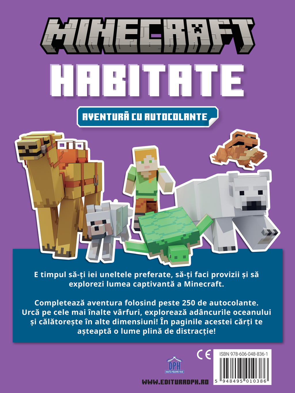 MINECRAFT - HABITATE: AVENTURA CU AUTOCOLANTE - DPH (978-606-048-836-1)