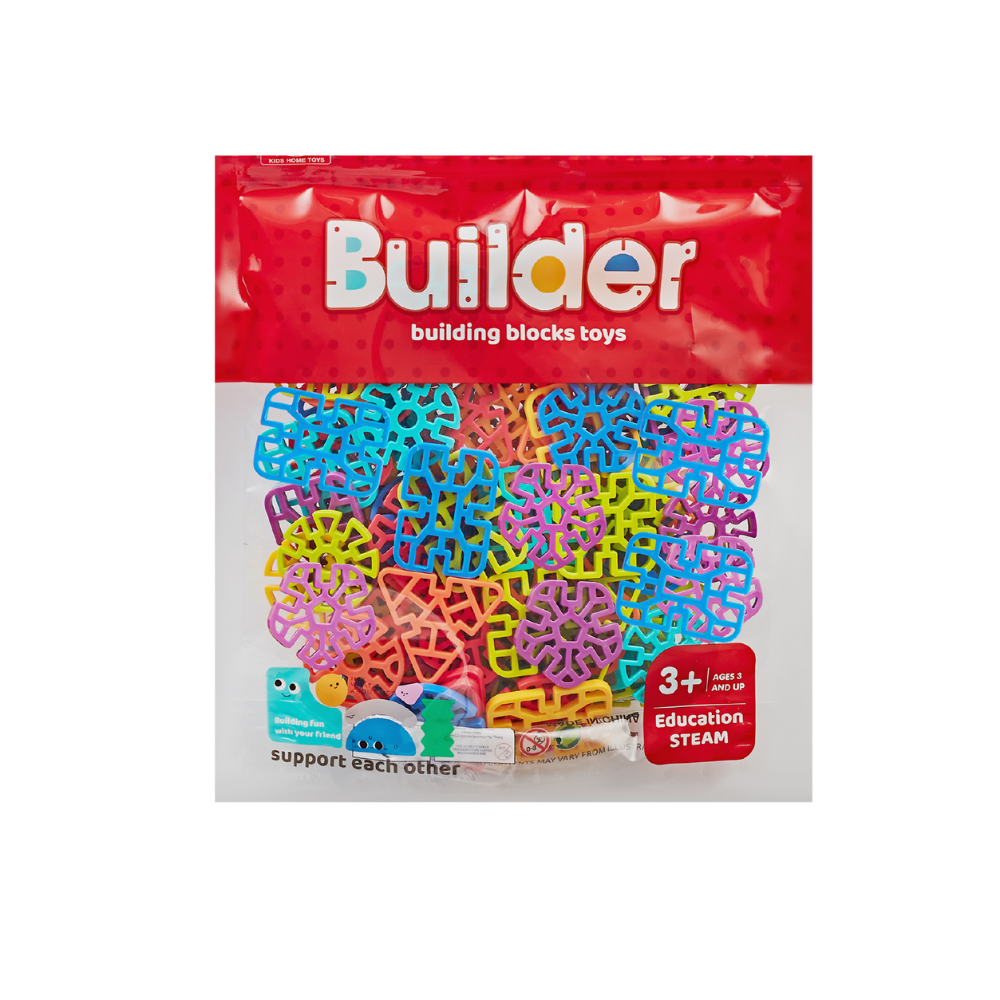STEAM CONSTRUCTION GAME - SNOWFLAKES (84 PIECES) - OWL (188D-35)