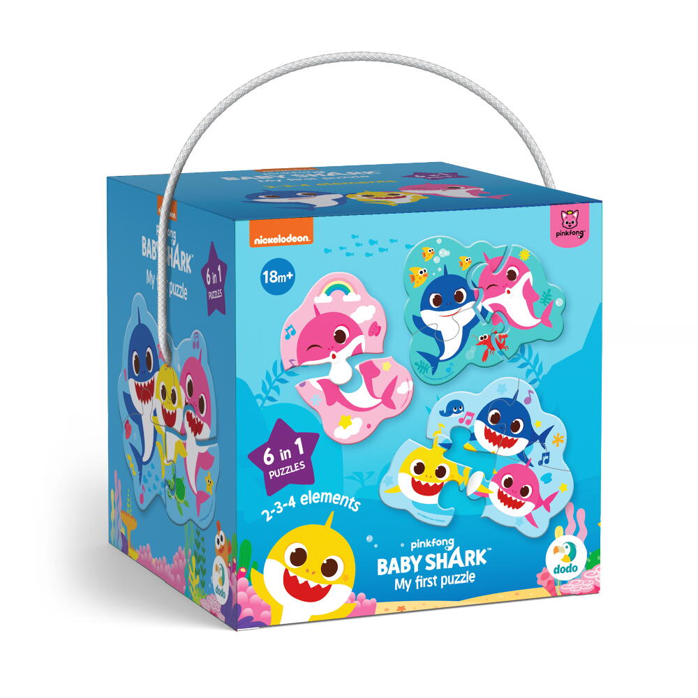 PUZZLE 6 IN 1 - BABY SHARK (2, 3, 4 PIESE) - DODO (DO200587)
