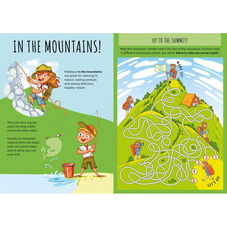 CARTE DE ACTIVITATI CU ABTIBILDURI - IN VACANTA - SASSI (978-88-303-5634-4)