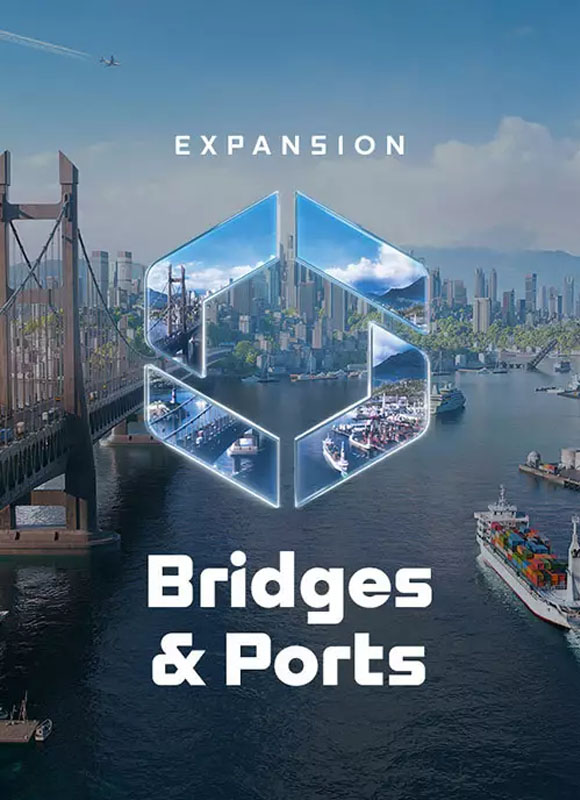 CITIES: SKYLINES II - BRIDGES & PORTS (DLC) - PC - STEAM - MULTILANGUAGE - WORLDWIDE