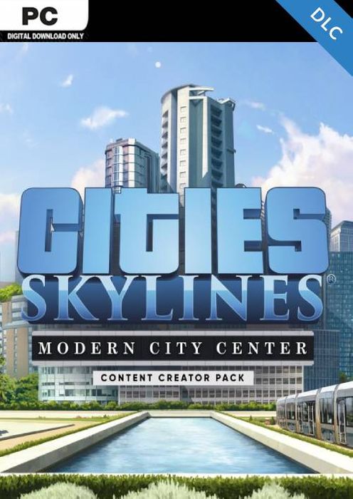 CITIES: SKYLINES CONTENT CREATOR PACK: MODERN CITY CENTER - STEAM - PC - EU - MULTILANGUAGE