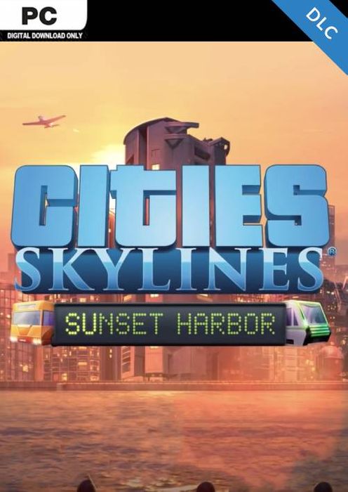 CITIES: SKYLINES - SUNSET HARBOR - STEAM - PC - EU - MULTILANGUAGE - Libelula Vesela - Jocuri video