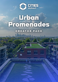 CITIES: SKYLINES II - CREATOR PACK: URBAN PROMENADES (DLC) - PC - STEAM - MULTILANGUAGE - WORLDWIDE