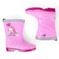 MAGIC UNICORN RUBBER BOOTS SIZE 24 - 31 PINK - PERLETTI (PE15625)