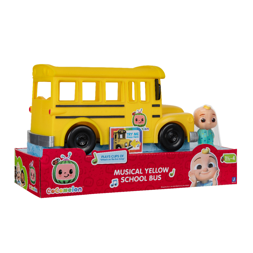 COCOMELON - SCHOOL BUS WITH SONG AND JJ FIGURE (CMW0015)