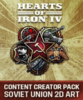 HEARTS OF IRON IV: CONTENT CREATOR PACK - SOVIET UNION 2D ART (DLC) - PC - STEAM - MULTILANGUAGE - WORLDWIDE