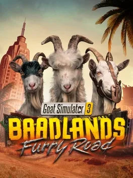 GOAT SIMULATOR 3: BAADLANDS - FURRY ROAD (DLC) - PC - STEAM - MULTILANGUAGE - WORLDWIDE