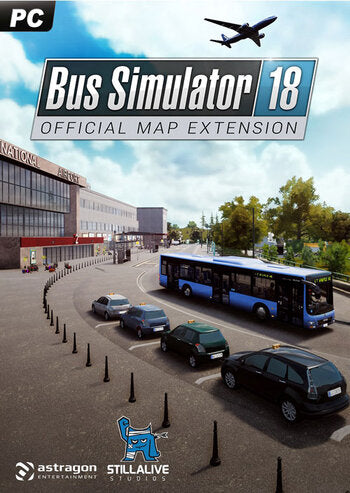BUS SIMULATOR 18 - OFFICIAL MAP EXTENSION - STEAM - PC - WORLDWIDE - MULTILANGUAGE - Libelula Vesela - Jocuri video