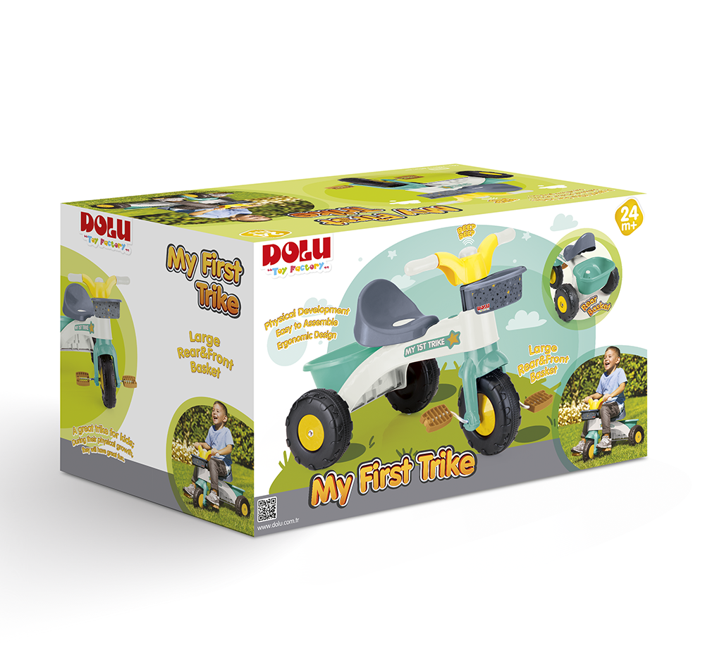 TRICICLETA PENTRU COPII - MY 1ST TRIKE PASTEL - DOLU (D2605)