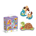 PUZZLE 4 IN 1 - ANIMALE DE COMPANIE (2, 3, 4 PIESE) - DODO (DO300688)