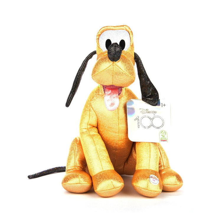DISNEY 100 - PLUS CU SCLIPICI SI SUNETE, PLUTO, 28 CM - JAKKS PACIFIC (D100-9400-1-FO) - Libelula Vesela - Jucarii