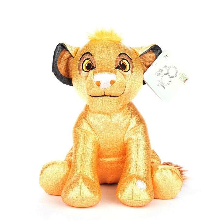 DISNEY 100 - PLUS CU SCLIPICI SI SUNETE, SIMBA, 28 CM - JAKKS PACIFIC (D100-9400-5-FO) - Libelula Vesela - Jucarii