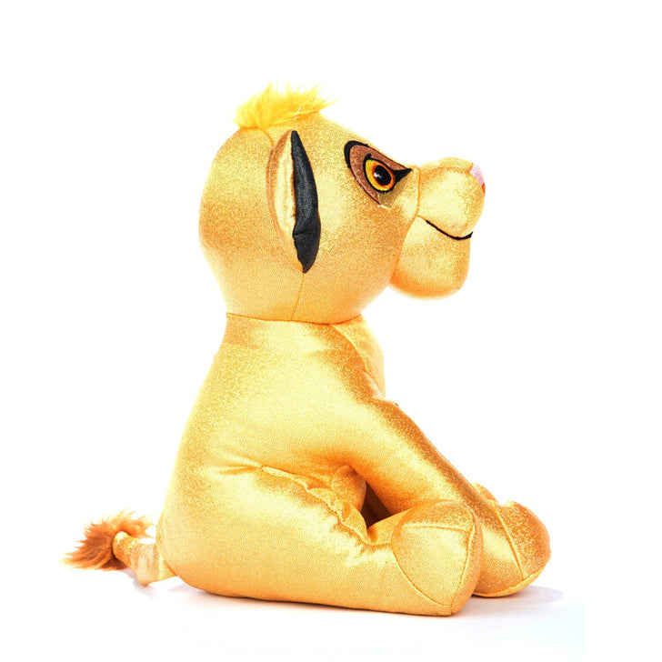 DISNEY 100 - PLUS CU SCLIPICI SI SUNETE, SIMBA, 28 CM - JAKKS PACIFIC (D100-9400-5-FO) - Libelula Vesela - Jucarii