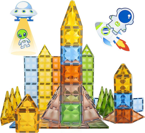 JOC MAGNETIC DIAMOND - IN SPATIU 51 PIESE (7.5 CM) - BUFNITEL (CH1217)