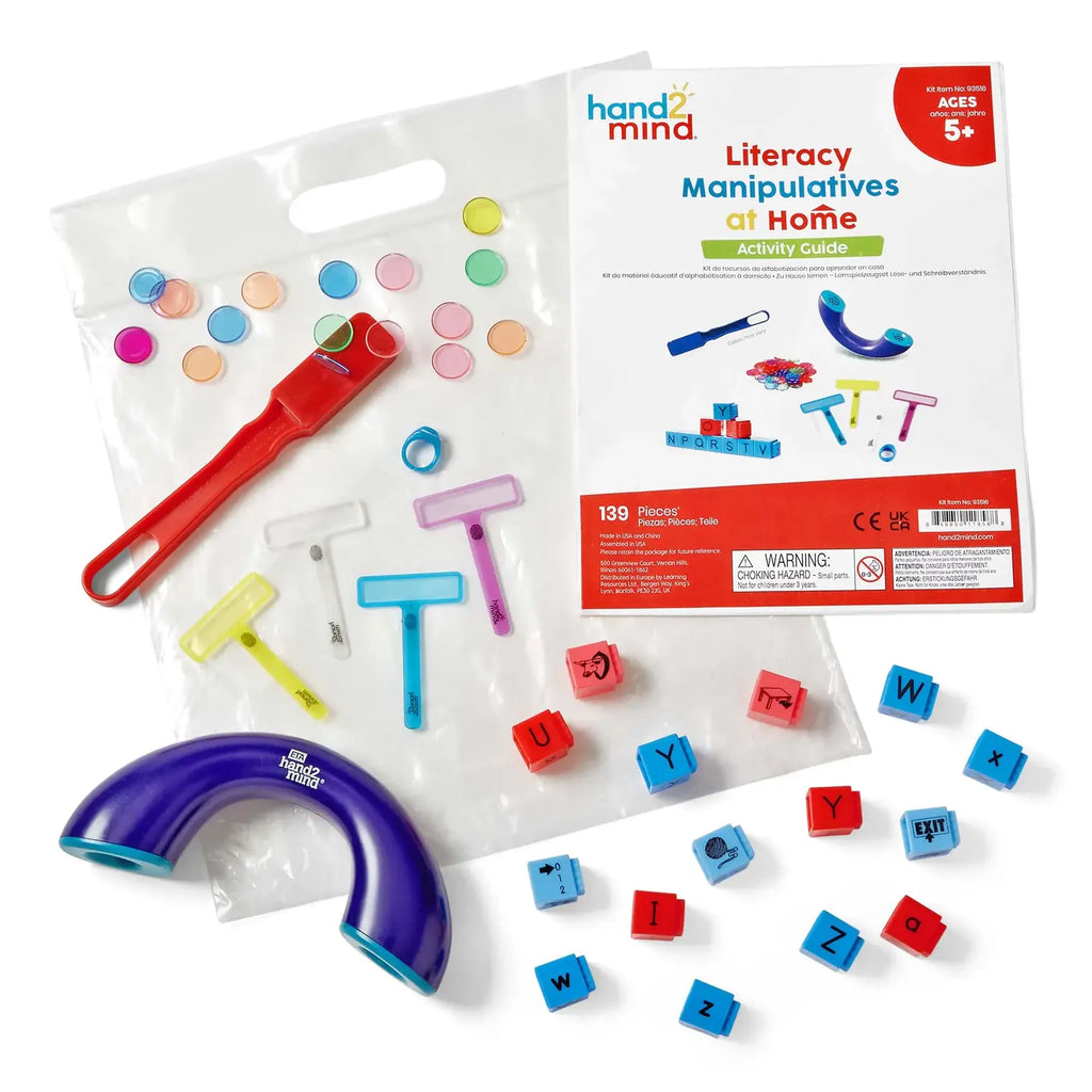 KIT DE MATERIALE TACTILE - INVAT SA SCRIU & CITESC (LB. ENGLEZA) - HAND2MIND (93516)
