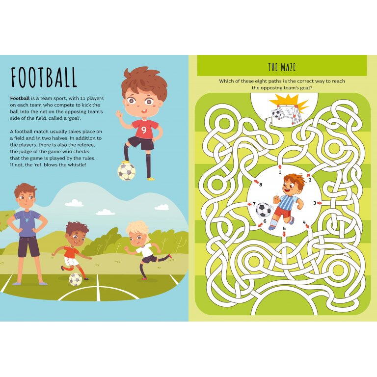 CARTE DE ACTIVITATI CU ABTIBILDURI - ORA DE SPORT - SASSI (978-88-303-5635-1)