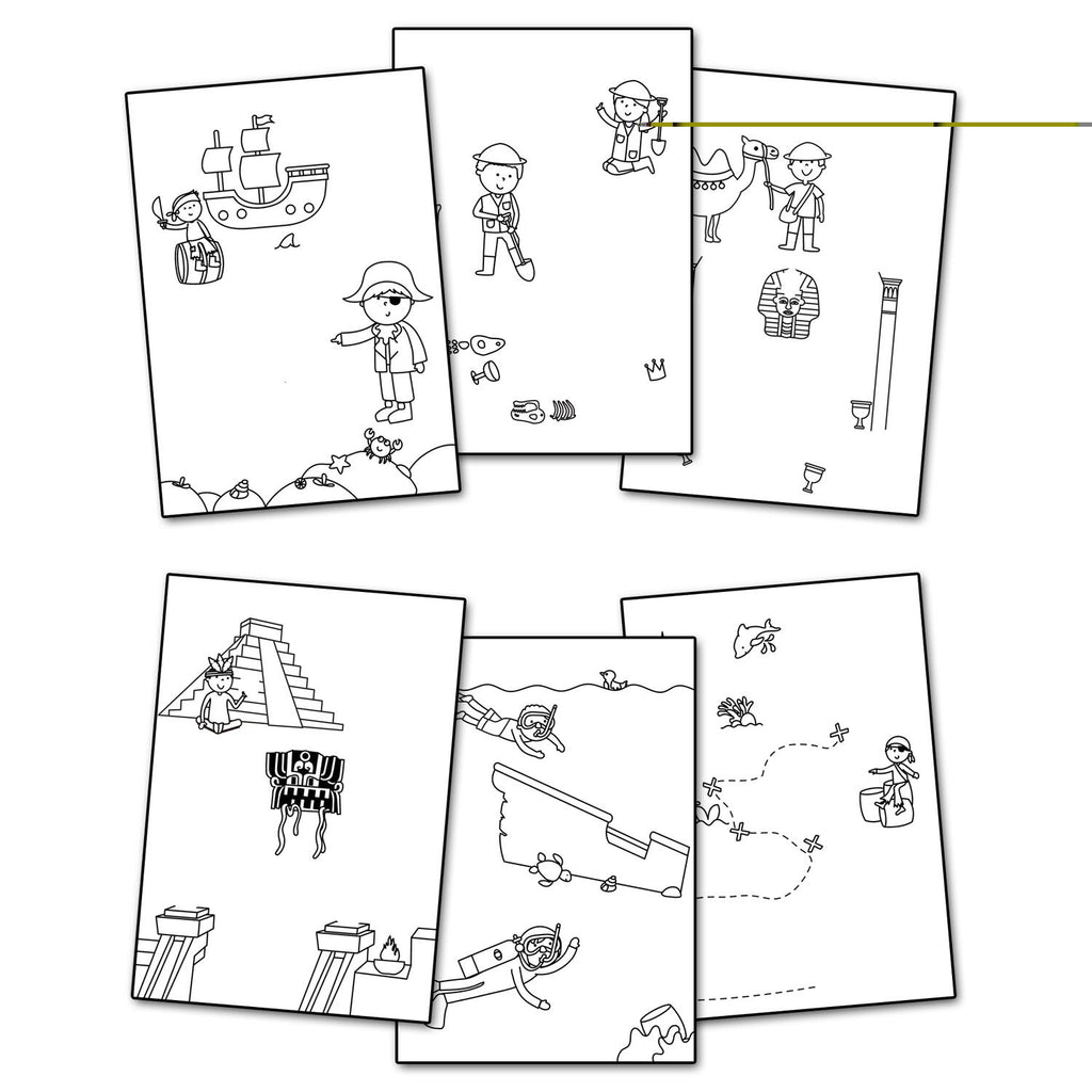 WATER MAGIC: TREASURE HUNT COLORING BOOK - GALT (1005551)