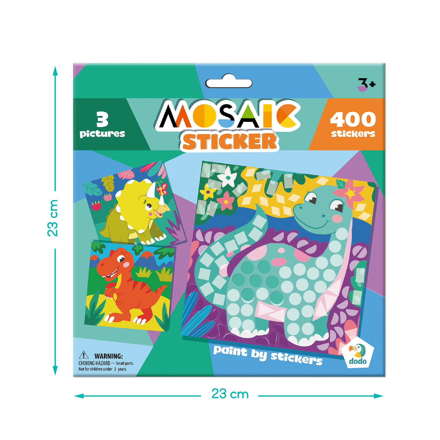 MOZAIC CU AUTOCOLANTE - DINOZAURI - DODO (DO300898)