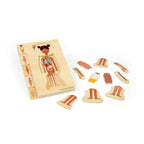 PUZZLE ANATOMIC DIN LEMN - FETITA - BIGJIGS TOYS (37022)