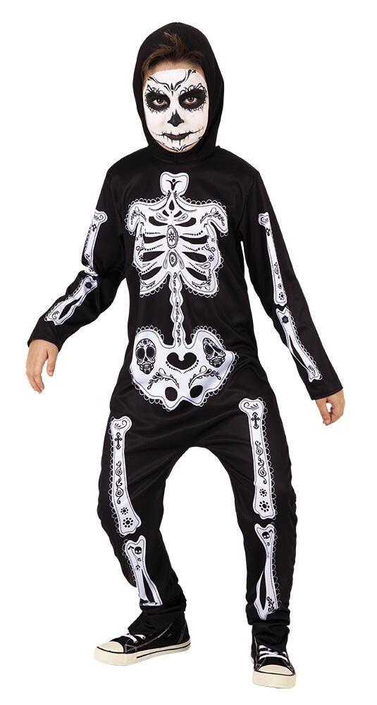 COSTUM DE CARNAVAL - SCHELET FERMECATOR - RUBIES (S8667)