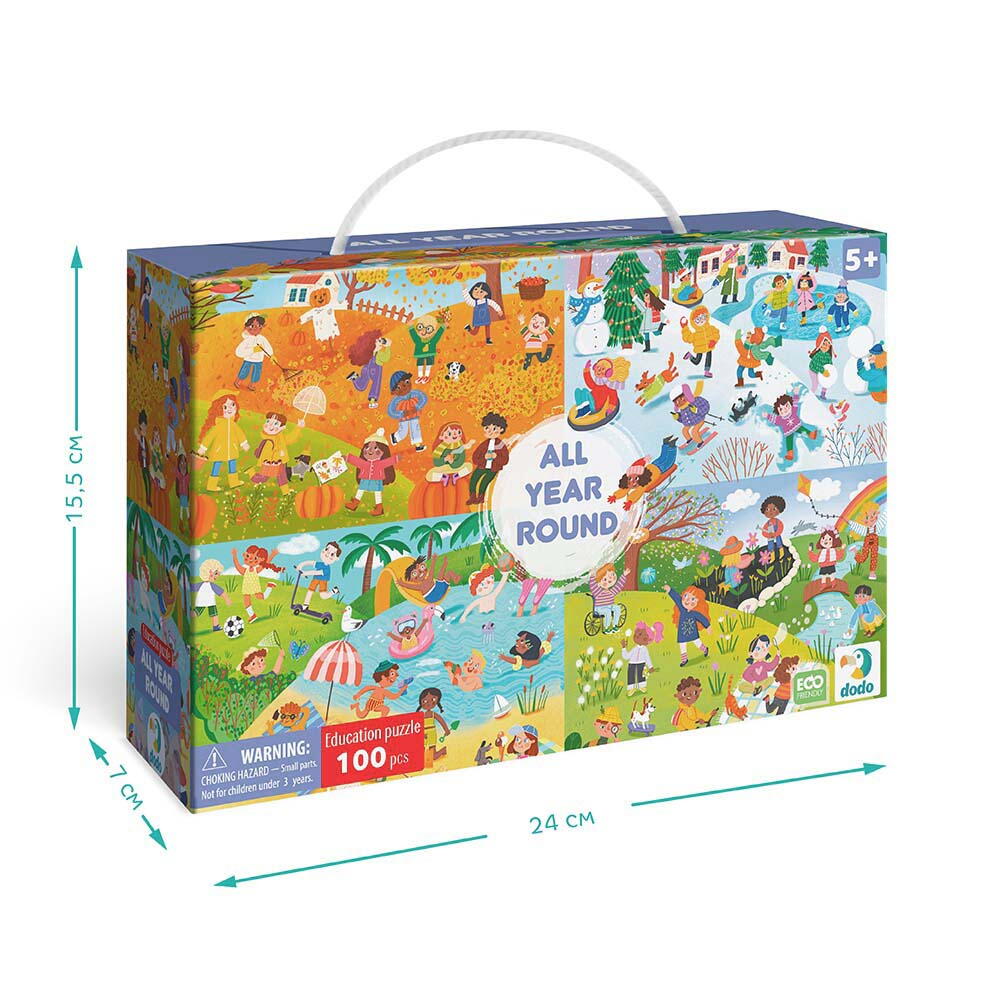 PUZZLE - ANOTIMPURILE (100 PIESE) - DODO (DO300607)