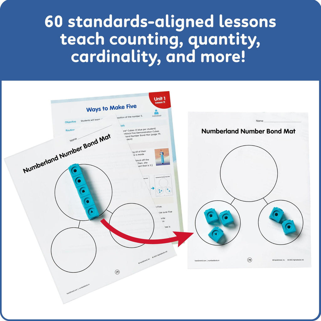 NUMBERBLOCKS®  - SETUL CLASEI - HAND2MIND (HM94589-UK)