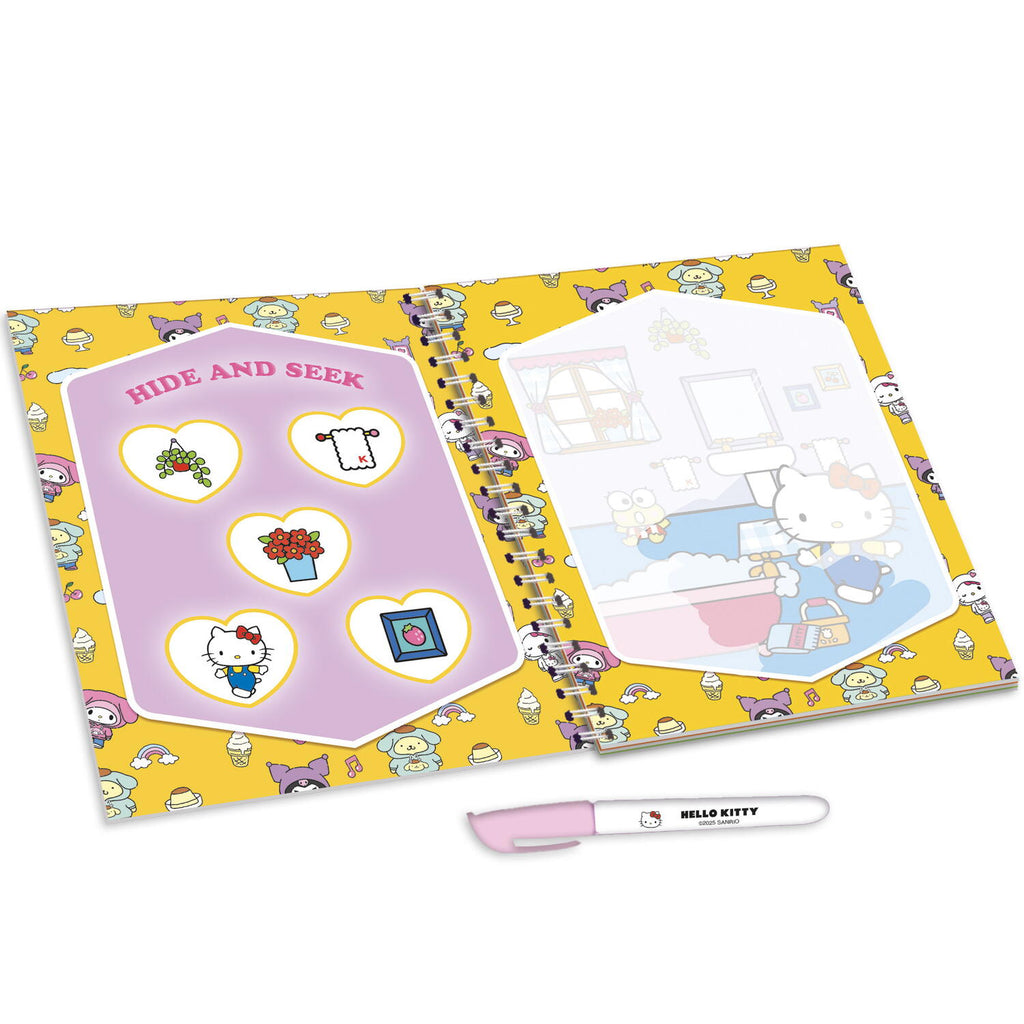 WATERBOOK: CARTE DE COLORAT CU APA - HELLO KITTY & PRIETENII - LISCIANI (L13270)