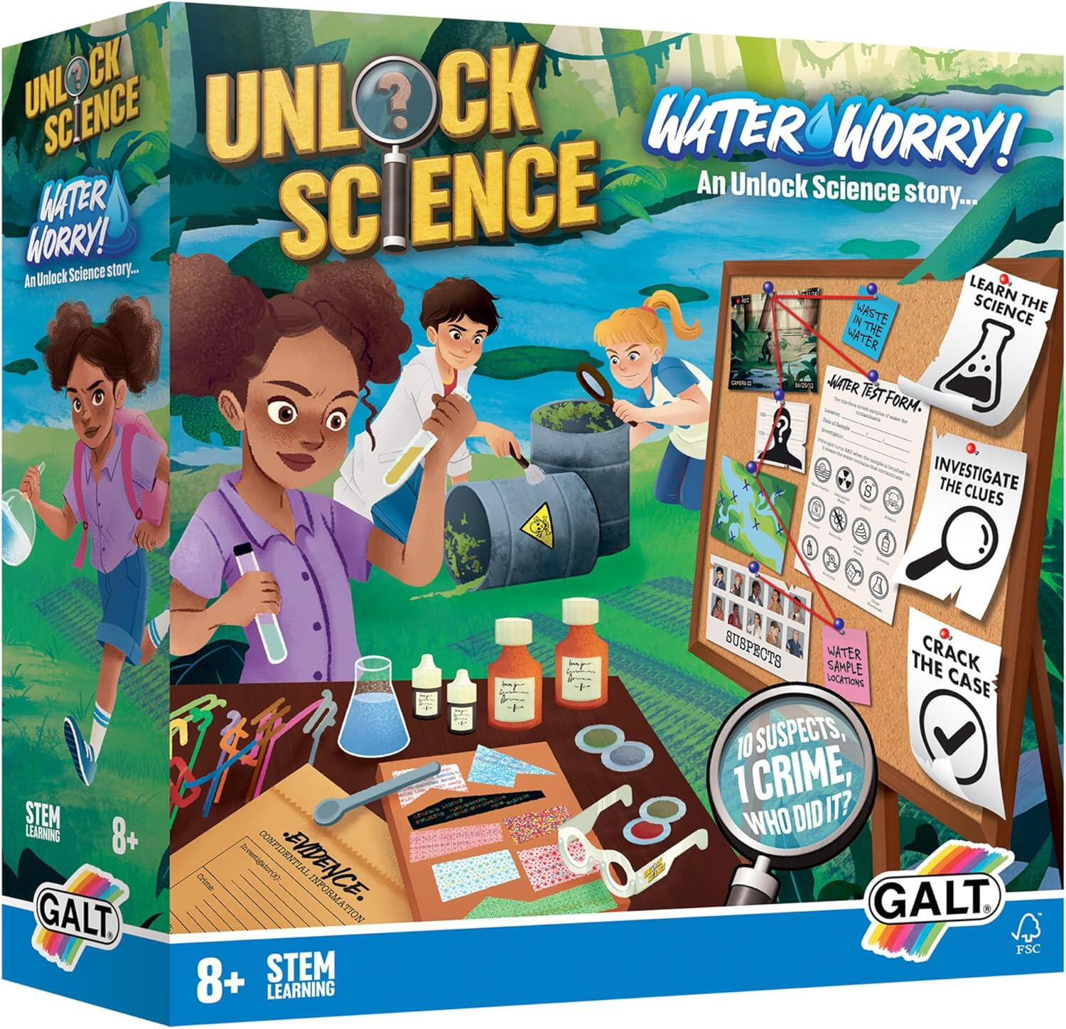 SET EXPERIMENTE UNLOCK SCIENCE: CINE POLUEAZA APA? - GALT (1150400311)