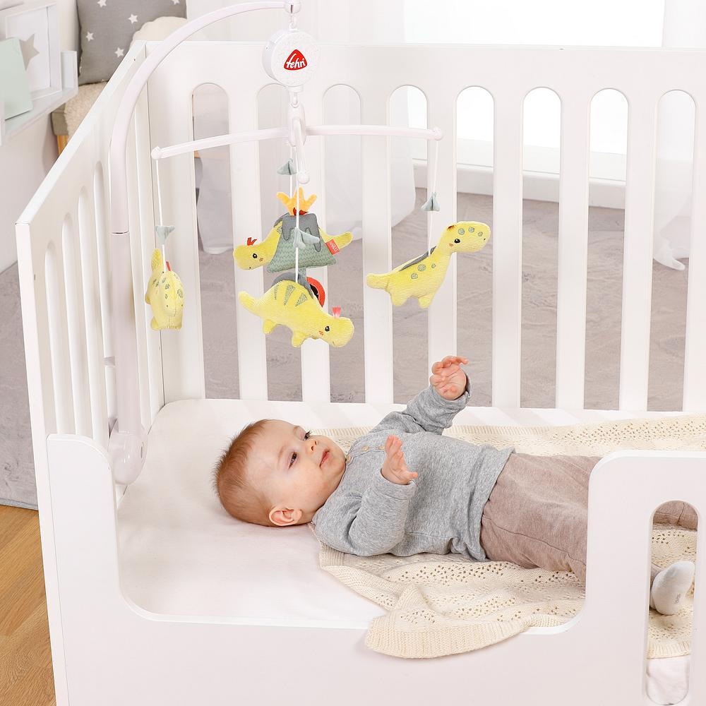 CARUSEL MUZICAL MOBIL - DINOZAURI VESELI - FEHN (051063) - Libelula Vesela - Jucarii