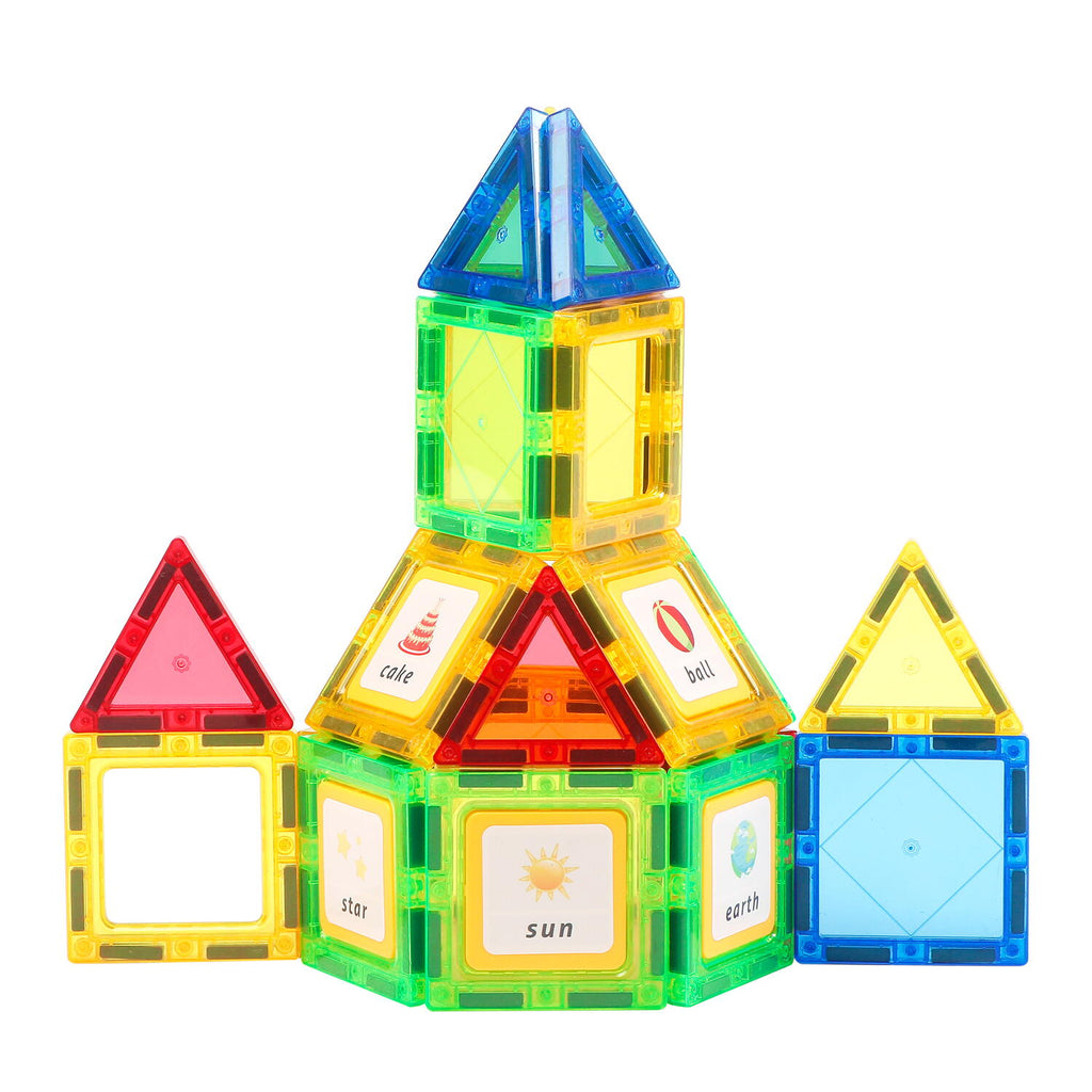 SET DE CONSTRUCTIE MAGNETIC 3D - 38 PIESE - MAGPLAYER (HM96094-UK) - Libelula Vesela - Jucarii