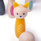 SET POPICE - ANIMALUTE VESELE - BIGJIGS TOYS (32010)