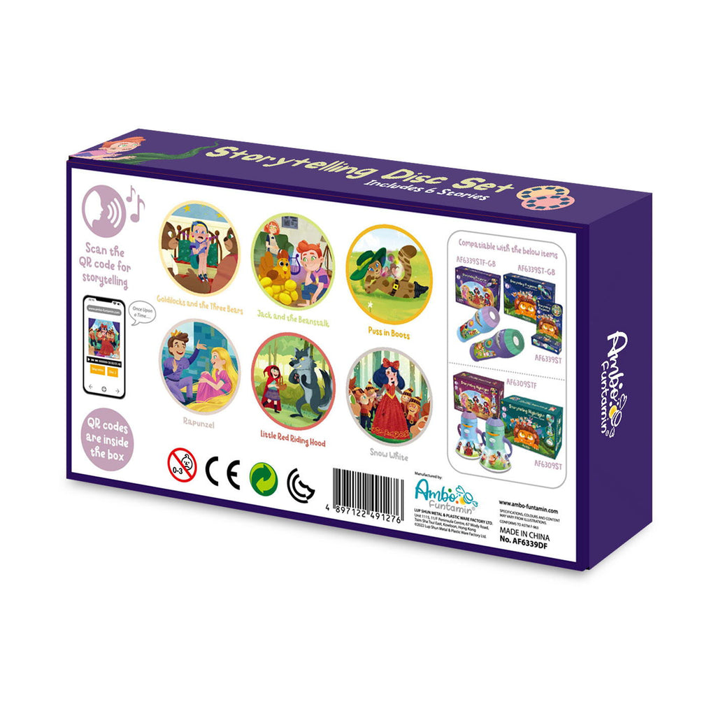 SET DISCURI PENTRU PROIECTOR TIP LANTERNA - 6 POVESTI - AMBO FUNTAMIN (AF6339DF)