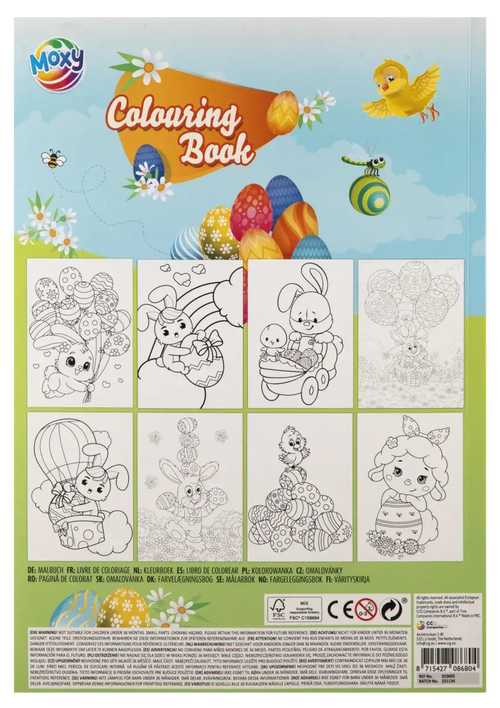 CARTE DE COLORAT - VINE PASTELE (64 PAGINI) - MOXY (810005)