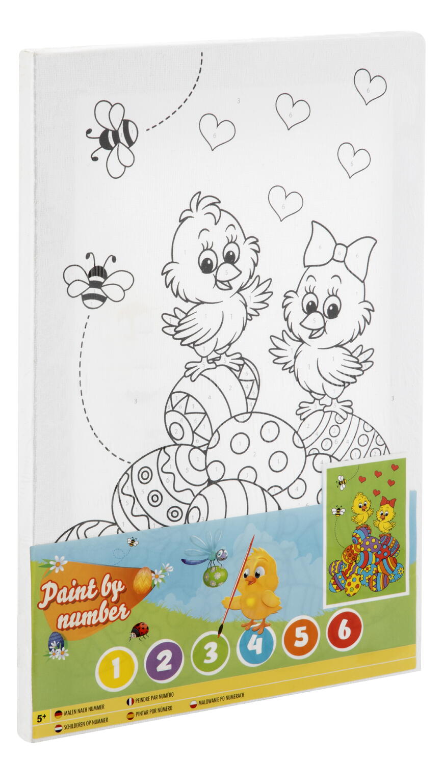 PAINTING BY NUMBERS - CHICKENS - GRAFIX (810004-1)