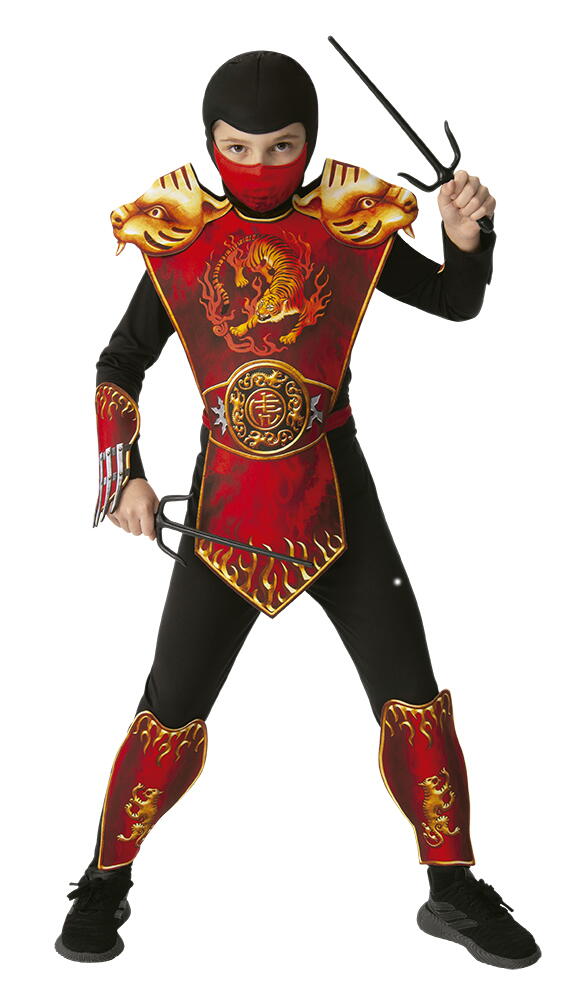 COSTUM DE CARNAVAL - NINJA TIGRU - RUBIES (702081)
