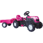 TRACTOR WITH PEDALS AND TRAILER - UNICORN - DOLU (D2508)
