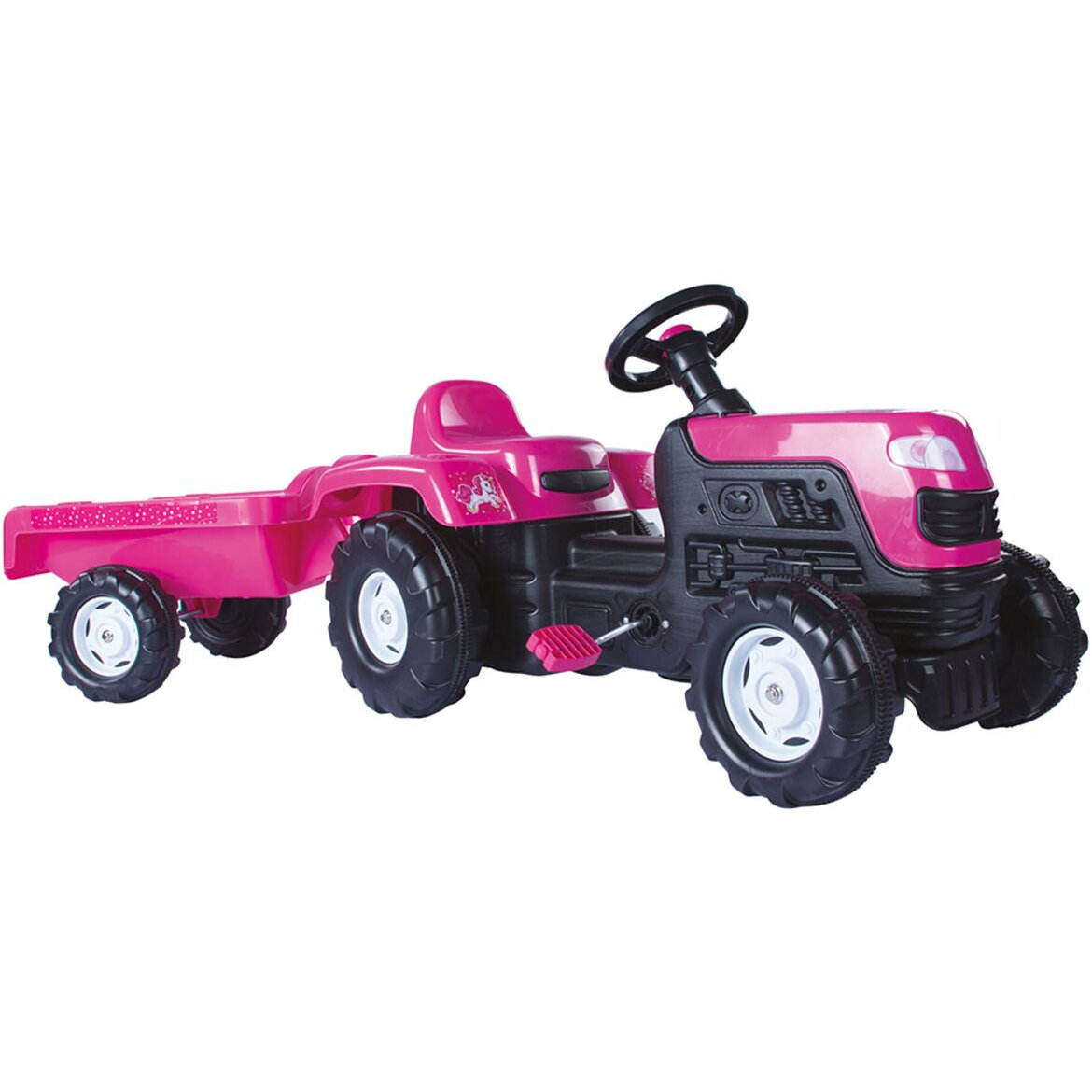 TRACTOR CU PEDALE SI REMORCA - UNICORN - DOLU (D2508)
