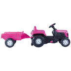 TRACTOR WITH PEDALS AND TRAILER - UNICORN - DOLU (D2508)