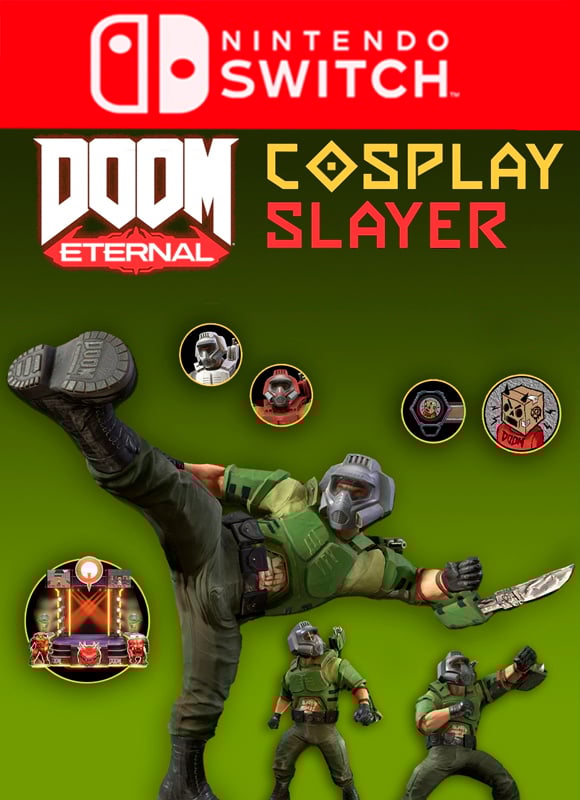 DOOM ETERNAL - COSPLAY SLAYER MASTER COLLECTION COSMETIC PACK - NINTENDO SWITCH - MULTILANGUAGE - EU