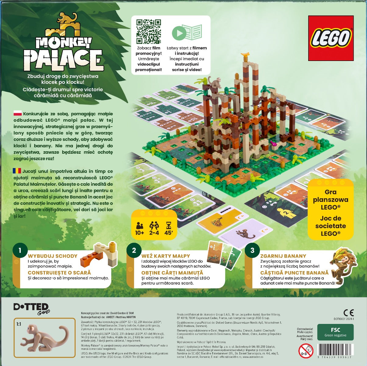 JOC LEGO MONKEY PALACE, LIMBA ROMANA - LEGO (DOT10037)